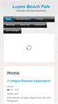 Mobile Screenshot of lupesbeachfale.com